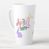 April Fool's カフェラテマグ (左アングル)