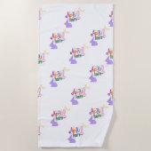 April Fools'  ビーチタオル (正面)