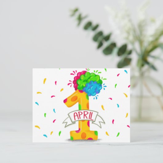 April Fools Day ポストカード (スタンド正面)