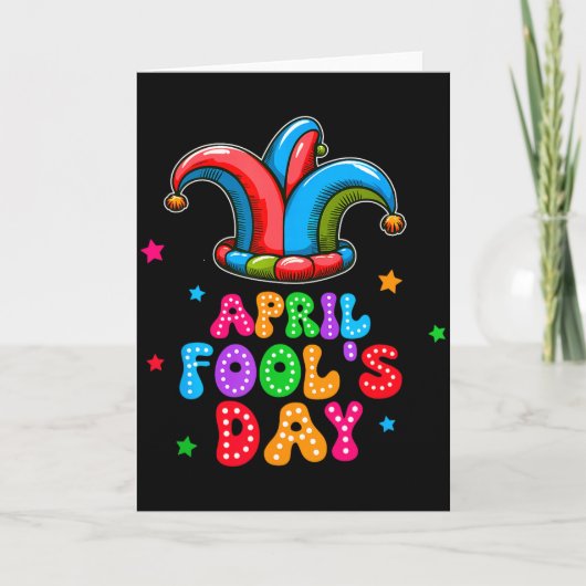 April Fool's Day April 1st Prank Joke Funny Gift カード (正面)