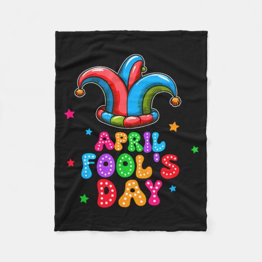 April Fool's Day April 1st Prank Joke Funny Gift フリースブランケット (正面)