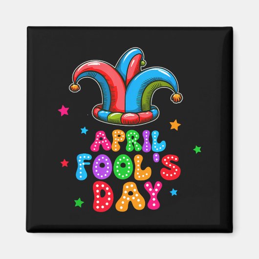 April Fool's Day April 1st Prank Joke Funny Gift  マグネット (正面)