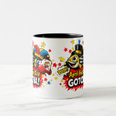 April Fool's Day Gotcha FunClassic Mug, 11 oz ツートーンマグカップ (中央)
