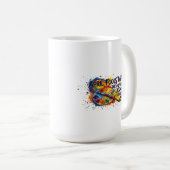 April Fools Day Lies Are Art Funny  コーヒーマグカップ (正面右)