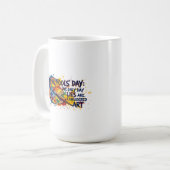 April Fools Day Lies Are Art Funny  コーヒーマグカップ (正面左)