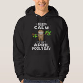 April fools day pranks keep calm it's only April f パーカ (正面)