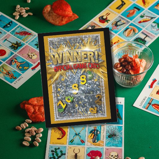 April Fools Fake Scratch Off Winner Prank ポストカード