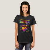 April Is National Autism Awareness Autism Mom Auti Tシャツ (正面フル)