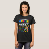 April Is National Autism Awareness Month Puzzle Pi Tシャツ (正面フル)