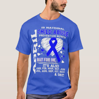 April is National Child Abuse Prevention Month  Tシャツ