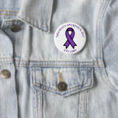 April is Sjögren's Awareness Day | Purple Ribbon 缶バッジ (インサイチュ)