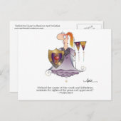 April McCallumまでに原因葉書を守る ポストカード (正面/裏面)