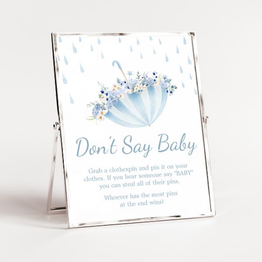 April Shower Bring May Flowers Don't Say Baby ポスター