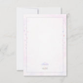 April Showers May Flowers Prayers For Baby Card サンキューカード (裏面)