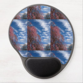 April Sky with Philippians 4:4 ジェルマウスパッド