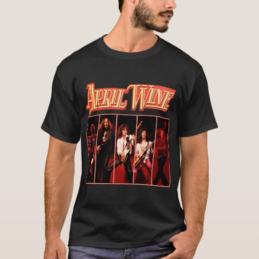 April Wine Weeping Widow バンド Tシャツ (正面)