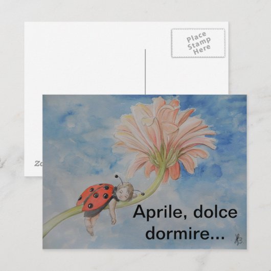 Aprileはがき ポストカード (正面/裏面)