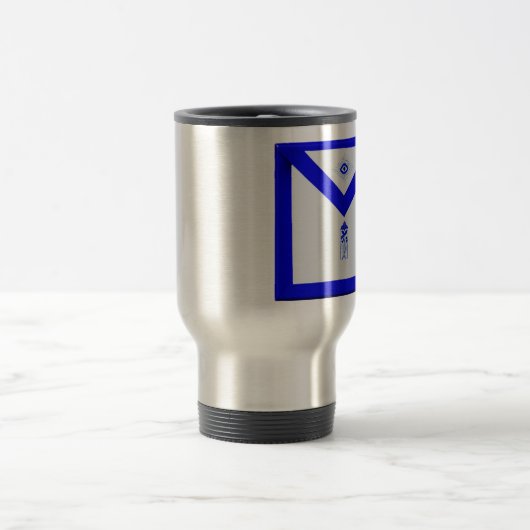 Apronフリーメーソンの後輩の監視員 トラベルマグ (中央)