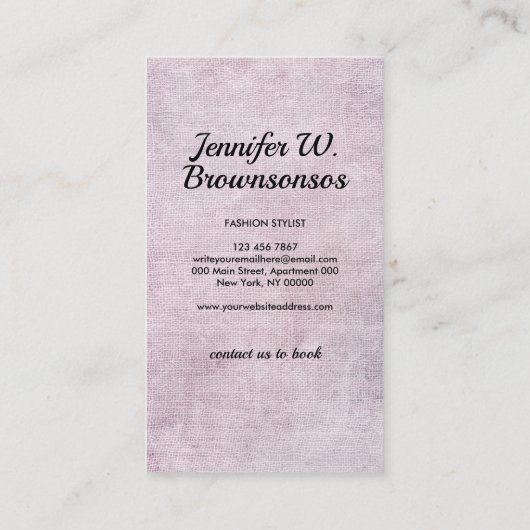 Apron 名刺 (裏面)