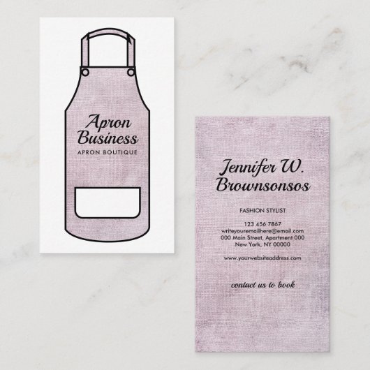Apron 名刺 (正面/裏面)