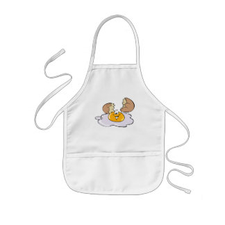 Apron boy girl children egg fried cook kitchen 子供用エプロン
