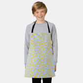 Apron Children (61 x 51 cm) - Banana Pattern エプロン (着用した状態)
