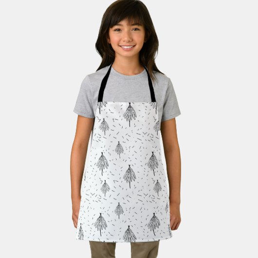 Apron Children (61 x 51 cm) - Tree Pattern エプロン (インサイチュ)