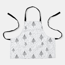 Apron Children (61 x 51 cm) - Tree Pattern エプロン