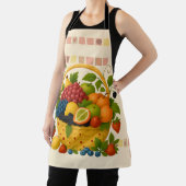 APRON - Colorful Overflowing Fruit Basket エプロン (インサイチュ)
