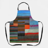 APRON - "Fire in the Evening" - Paul Klee エプロン (正面)