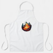 Apron - Flames Artwork エプロン (正面)