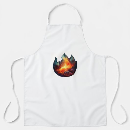 Apron - Flames Artwork エプロン (正面)