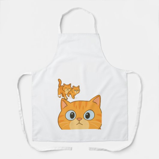 Apron for Cat lovers エプロン (正面)