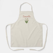 Apron for Women with Daisies エプロン (正面)