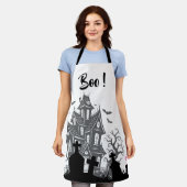 Apron : HALLOWEEN Home #1 エプロン (着用した状態)