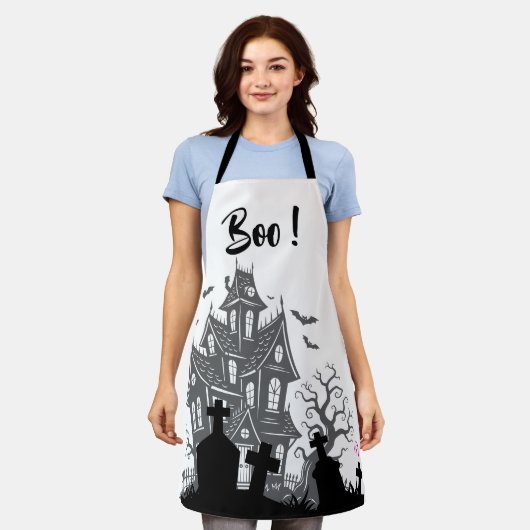 Apron : HALLOWEEN Home #1 エプロン (着用した状態)