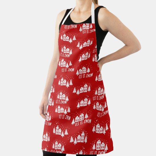 Apron Large (68,6 x 86,4 cm) - Christmas Pattern エプロン (インサイチュ)