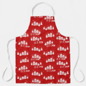Apron Large (68,6 x 86,4 cm) - Christmas Pattern エプロン (正面)