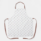 Apron Medium (66x76,2 cm) - Candy Cane Pattern エプロン (正面)