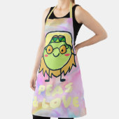 Apron Peas & Love Tie Dye エプロン (インサイチュ)