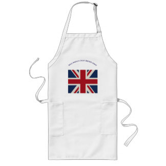 Apron - Union Jack Flag with witty statement... ロングエプロン