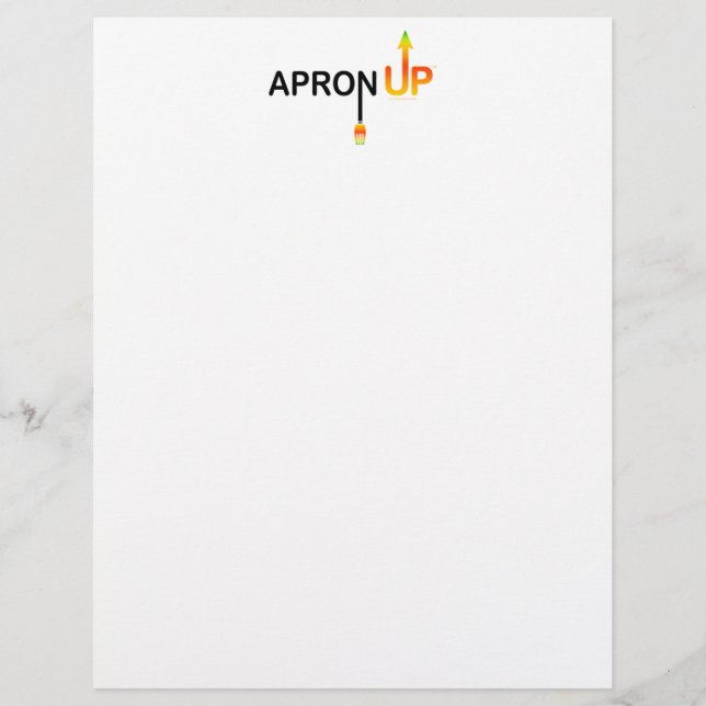 APRON UP! レターヘッドテンプレート (正面)