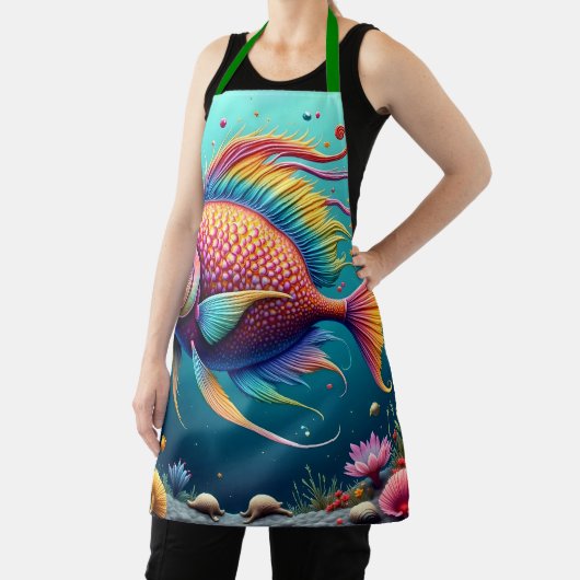 Apron With a Happy Fish エプロン (インサイチュ)