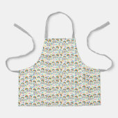 Apron with colorful animal pattern エプロン (正面)