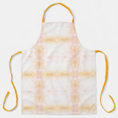 Apron with delicate pastel floral patterns in pink エプロン (正面)