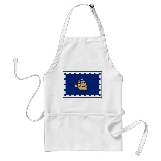Apron with Flag of Quebec City, Canada スタンダードエプロン (正面)