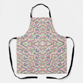 Apron with intricate, colorful abstract patterns  エプロン (正面)