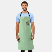 apron "Yamato spirit" エプロン (着用した状態)