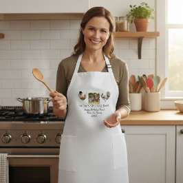 Aprons Birthday Photo Collage, Modern Mother Gift  ロングエプロン