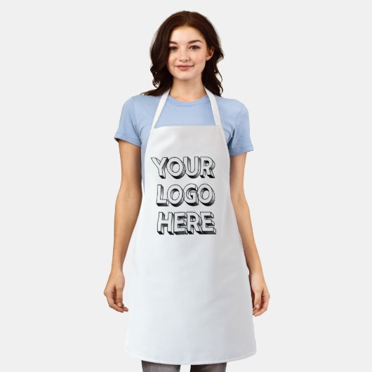 Aprons Your Logo Here エプロン (着用した状態)